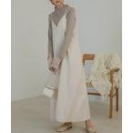 「Bab」 キャミソールワンピース M アイボリー レディース