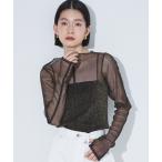 「NOMINE」 長袖カットソー フリー ゴールド レディース