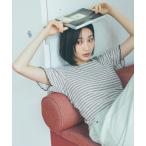 tシャツ シャーリングボーダーTシャツ レディース