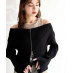 「mily bilet」 ニットカーディガン X-LARGE ブラック レディース