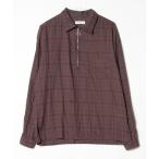 [LIDNM] в клетку рубашка с длинным рукавом S Brown мужской 