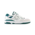 [New Balance] low cut спортивные туфли 24.0cm белый × зеленый мужской 