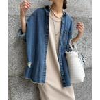 「DouDou」 長袖シャツ FREE ブルー レディース