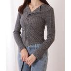 「Lace Ladies」 長袖カットソー FREE ダークグレー レディース