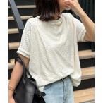 tシャツ 半袖 「プチプラ1990円（税抜）」冷感アイレットレースプルオーバー「お得だ値」 レディース