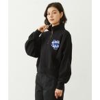 トレーナー スウェット SAGARA PATCH HALF ZIP TOP レデ