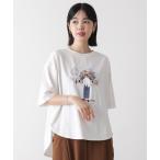 tシャツ 半袖 ドールモチーフＴシャツ レディース