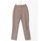 [URBAN RESEARCH ROSSO] в клетку брюки 36 Brown женский 