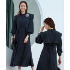 「RUIRUE BOUTIQUE」 長袖ワンピース L ネイビー レディース