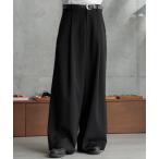  широкий брюки слаксы One tuck wide straight slacks / one tuck широкий распорка слаксы ( стирка возможность )