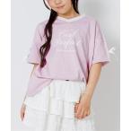 tシャツ りぼんロゴBIG半袖Tシャツ キッズ 子供服 女の子