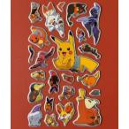 ステッカー ポケットモンスターグリッターぷっくりシール