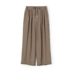 ワイドパンツ パンツ シルキーブロード ドロストワイ