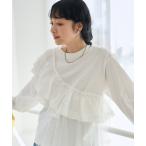 「FREAK'S STORE」 長袖カットソー フリ- オフホワイト レディース