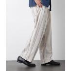  слаксы [FRENCH LINEN] полоса слаксы мужской 