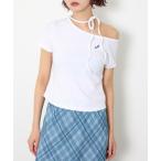 tシャツ ONE SHOULDER S. TOPS ワンショルダーエスドットトップス 春服 夏服 レディース