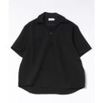 シャツ ATELANE /リネンライクファブリック/スキッパーシャツ メンズ レディース