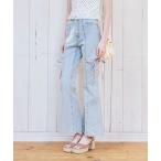  джинсы Denim Denim брюки [ рост другой Denim ] стразы разрез Denim брюки 798163 женский 