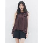 ブラウス シャツ アメスリボータイブラウス 「夏服」 「オフィスカジュアル」「シ