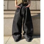  широкий брюки джинсы BAGGY SILHOUETTE RIGID DENIM PANTS/ Buggy Silhouette rigid Denim брюки мужской женский 