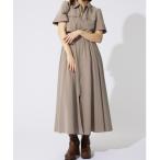 「rienda」 長袖ワンピース MEDIUM ベージュ系その他 