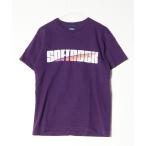 [Design Tshirts Store graniph] короткий рукав футболка M лиловый мужской 