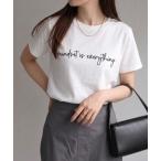 tシャツ 「綿100%」カラバリ豊富 ロゴフロントプリントTee/Tシャツ レディース