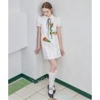 シャツワンピース ピンタックミニシャツワンピース / Pintuck mini shirt dress