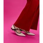 [CHARLES &amp; KEITH] балетки 23.5cm "теплый" белый женский 