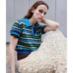 ポロシャツ ポロ 「2026Summer PRE-ORDER」Sheer Border Knit Polo/シアーボーダーニットポロ レディース