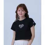 tシャツ マリークワント mary quant メタリックプリント Tシャツ レディース