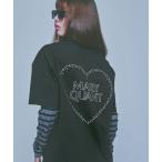 tシャツ マリークワント mary quant バックハート Tシャツ レディース