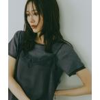 tシャツ フェイクレイヤードT半袖/684021 レディース
