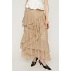 スカート LAYERE SHEER FLARE L/SK レイヤーシアーフレアロングスカート 夏服