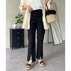  Rush Guard [UV cut * вода суша обе для ] центральный разрез flare pants женский 