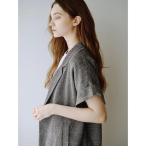 ジャケット ノーカラージャケット カラミメッシュジャケット「2026 SUMMER LOOK item」 レディース