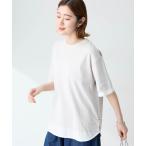 tシャツ 半袖 レイヤード風カットプルオーバー「接触冷感・UVカット」 レディー