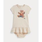  Ralph Lauren baby лоскутное шитье Bear хлопок платье &bruma-