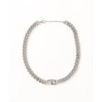 [DIESEL] колье UNI серебряный мужской 