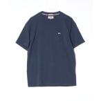 [TOMMY JEANS] one отметка короткий рукав футболка M темно-синий мужской 