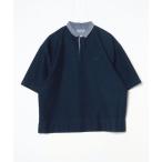 [The DUFFER of ST.GEORGE] рубашка-поло с коротким рукавом MEDIUM индиго b люмен z