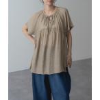 ブラウス シャツ 「refinedworks」大人の シアー チュニック ブラウス レディース