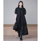 ワンピース eunoia｜パフスリーブ ティアードワンピース WOMEN