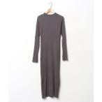 [natural couture] вязаный One-piece MEDIUM серый женский 
