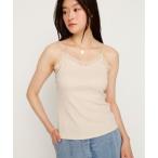 キャミソール LACE TRIM CUP IN CAMI レーストリムカップインキャミ 夏服