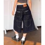  шорты джинсы Denim Denim брюки короткий хлеб мульти- карман половина Denim брюки женский 