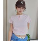 tシャツ 「みちゃん×25quee企画」レイヤードTEE SS/839129 レディース