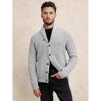 [BANANA REPUBLIC FACTORY STORE] вязаный кардиган X-LARGE серый мужской 