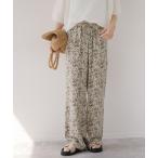 パンツ ミニレオパードプリントパンツ レディース
