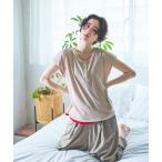 tシャツ ヘンリーレイヤードフレンチプルオーバー レディース